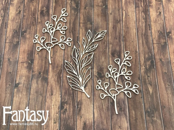 Чипборд из коллекции "Дверь в лето" Летние веточки №2868 (Fantasy, Россия)