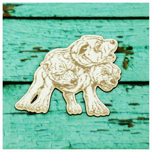 Фигурка из чипборда из коллекции "Гарри Поттер" трехголовый пёс Пушок (Россия)