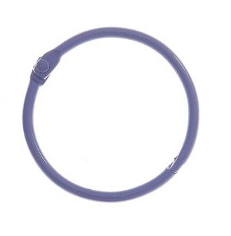 Кольцо разъемное для альбомов, 1шт., D=45 мм, цвет Фиолетовый (АртУзор)  