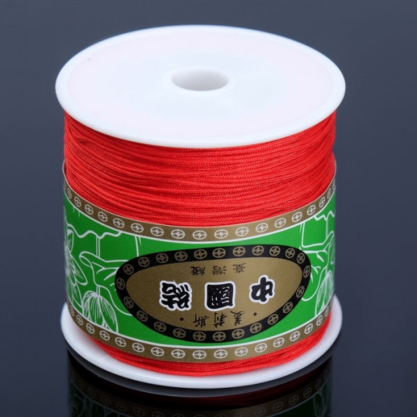 Шнур Шамбала 100 м, цвет красный