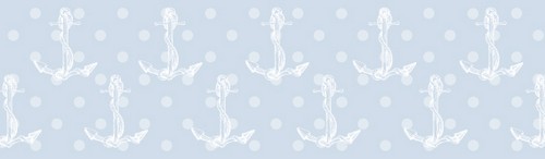 Дизайнерский бумажный скотч с принтом "Морской принт", 8 метров (Scrapberry's)