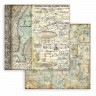 Набор бумаги (фоновой) из коллекции "Sir Vagabond Aviator", 10 листов (Stamperia) 