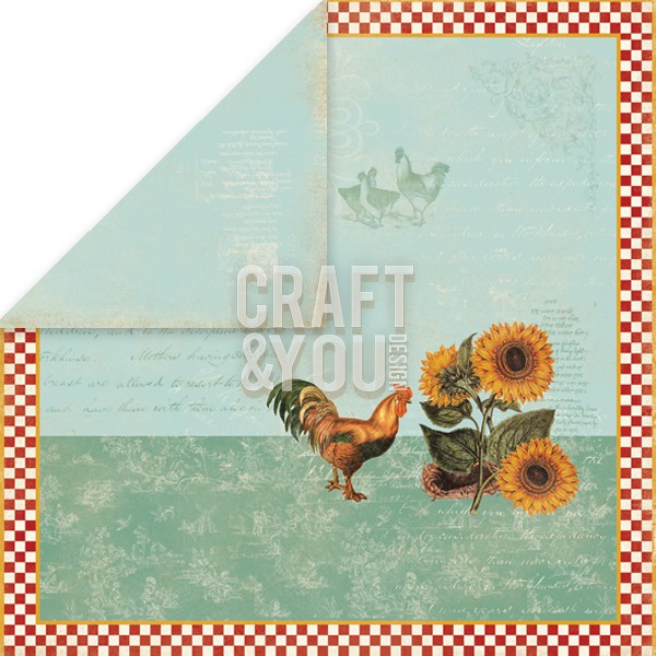 Бумага из коллекции My Home Garden #01 (Craft&Youdesign)