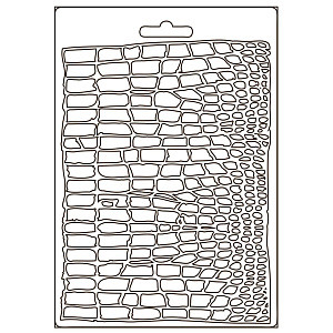 Форма для моделирования (молд) "Savana crocodile pattern", размер А5 (Stamperia)
