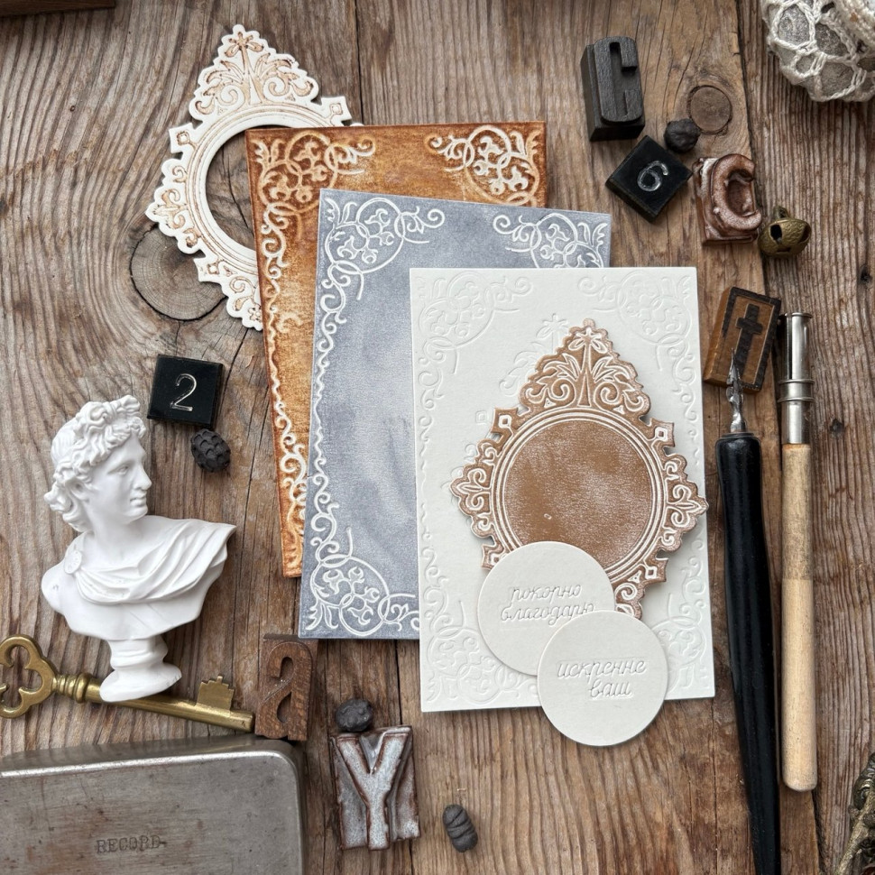 Набор ножей для вырубки "Искренне Ваш", 3 шт. (MiMiCut, Россия)