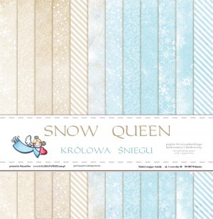 Набор бумаги 30,5*30,5 "Snow Queen", 6 листов (1/2 полного набора) (Galeria Papieru) 