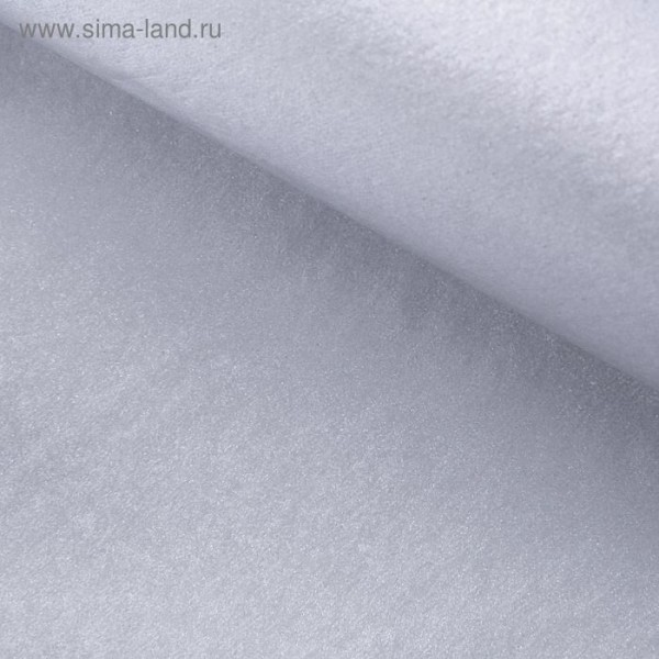 Бумага тишью однотонная перламутровая, цвет Серебро, 50*66 см, 1 лист 