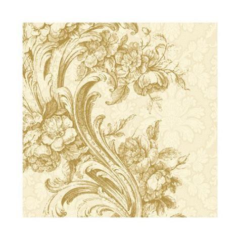 Салфетка 33*33 см "Baroque Style gold", 1 штука (Paw Decor Collection)