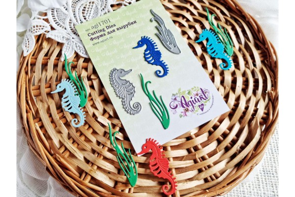 Набор ножей для вырубки "Морской конёк" (Agiart, Россия)