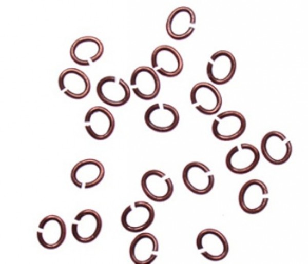Кольца соединительные 3*4 мм TierraCast, медь, 1 шт.