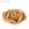 Декоративный цветок из льна, D=8.5 см (АртУзор, Россия) 