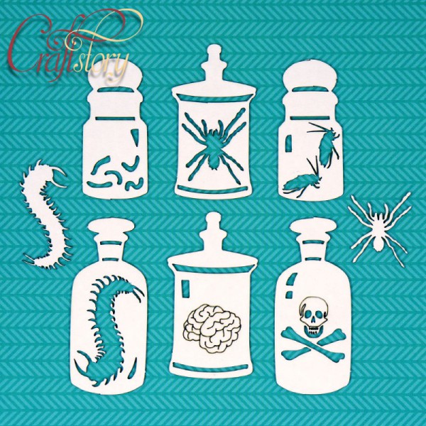 Набор чипборда  "Зелья" (Craftstory, Россия)