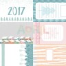 Набор карточек из коллекции "Снежная нежная", 28 штук (April, Россия)