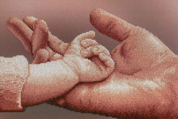 Набор для вышивки на канве Aida "Нежность" (М.П. Студия, "Жар-птица")