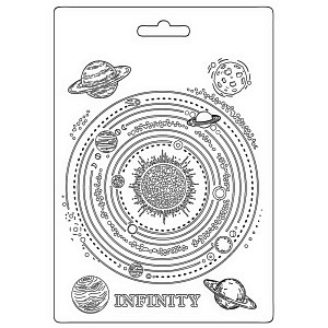 Форма для моделирования (молд) "Cosmos Infinity", размер А5 (Stamperia)