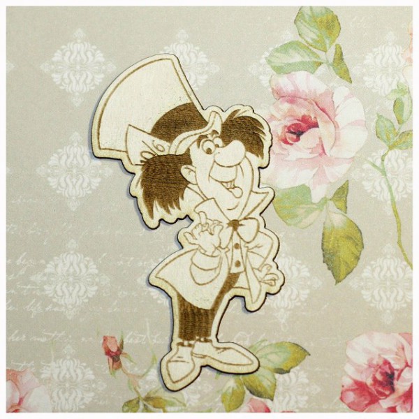 Фигурка из чипборда из коллекции "Алиса в Стране чудес" Шляпник (с гравировкой) (Россия)