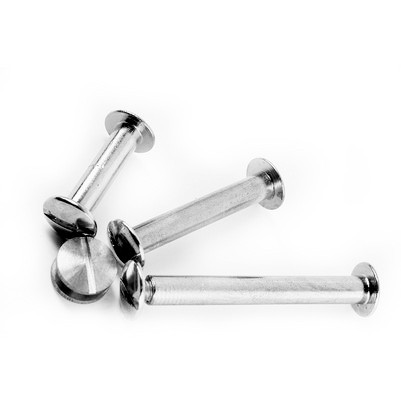 Винт переплетный с ответной частью, 0.9 см, 1 штука, цвет Серебро