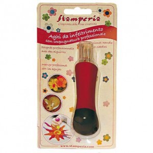 Ручка для фелтинга для профессионального использования, 7 игл (Stamperia)