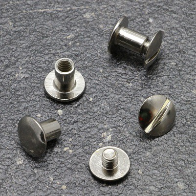 Винт переплетный с ответной частью, 0.8 см, 1 штука, цвет Серебро 