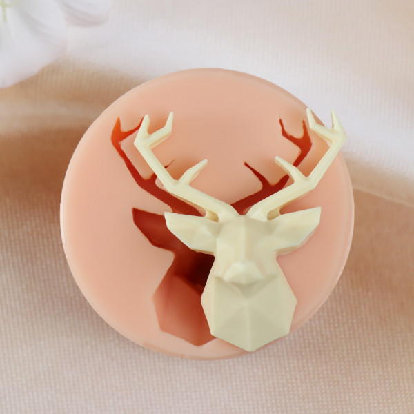 Молд для творчества "Олень", силикон (Артузор)