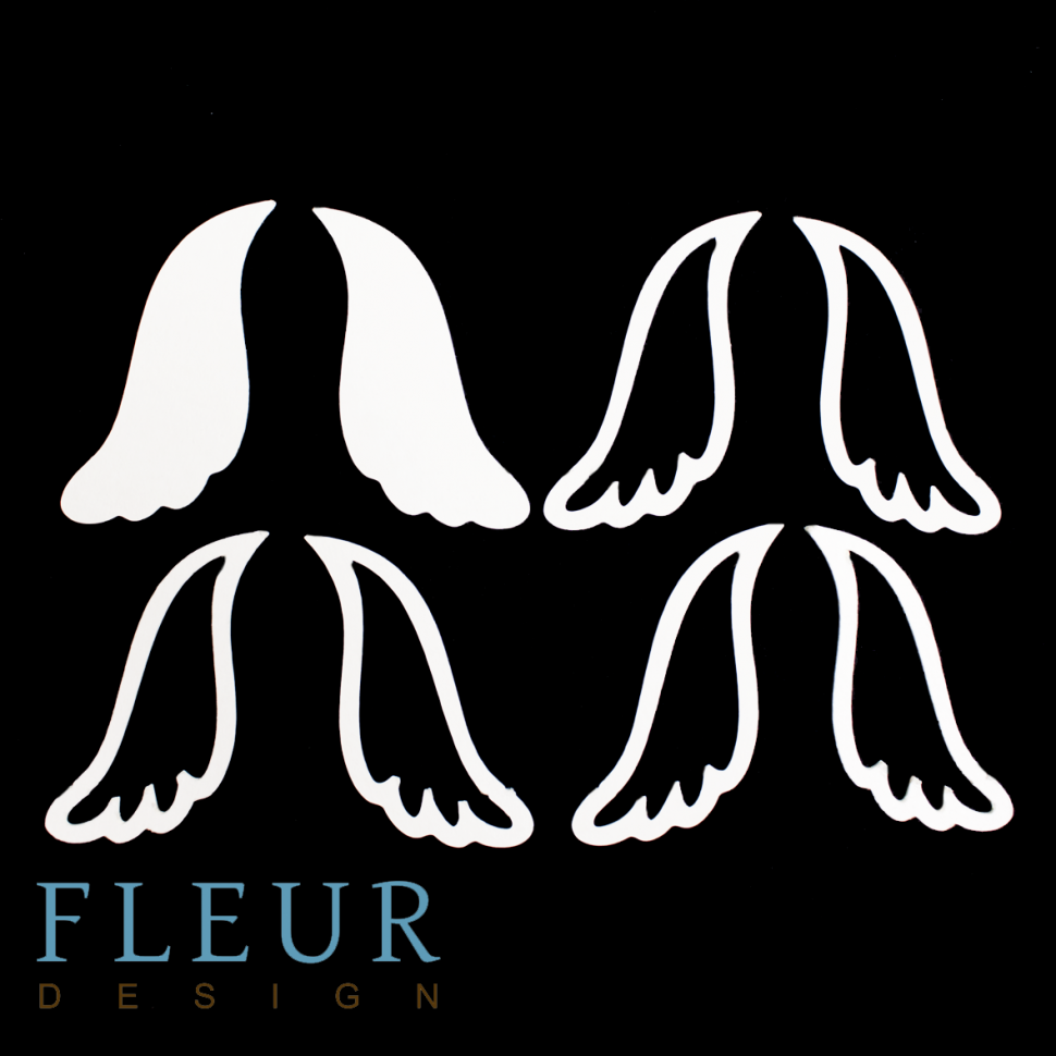 Заготовка из чипборда Шейкер "Крылья" (FLEUR design)