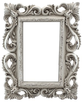 Фоторамка "Растрелли" для фото 10*15 см, цвет Белый шебби (Blossom Line) 