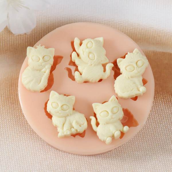 Молд для творчества "Котята", силикон (Артузор)