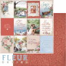 Набор бумаги из коллекции "История любви", 6 листов (FLEUR design)
