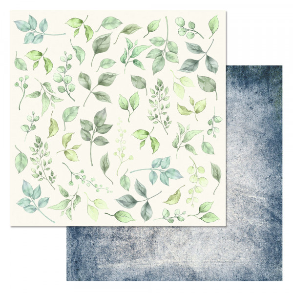 Бумага из коллекции "Небесная роса" Листья (для вырезания) (ScrapMania)