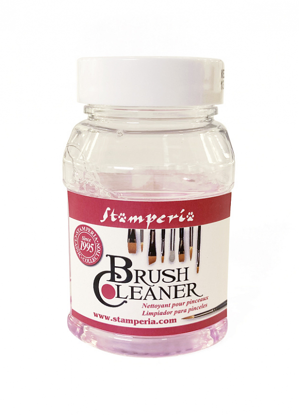 Раствор чистки кистей на водной основе, 100 мл (Stamperia, Италия)