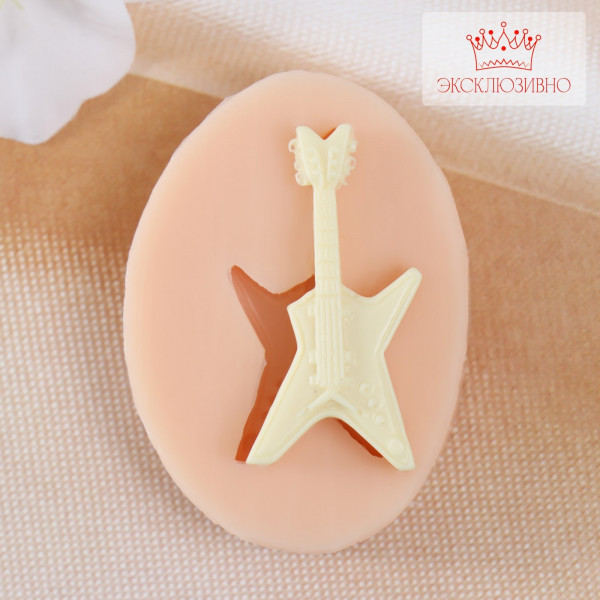 Молд для творчества "Гитара", силикон (Артузор)