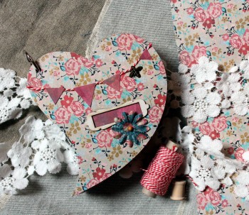 Набор для создания скрап-альбома "С любовью", дизайн Н.Косцова 