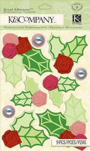 Объемные украшения Holly из серии Mod Holiday (K&Company)