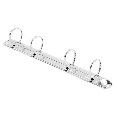 Кольцевой механизм D-образный на 4 кольца, 30 мм, длина 210 мм, БЕЗ КРЕПЛЕНИЯ 