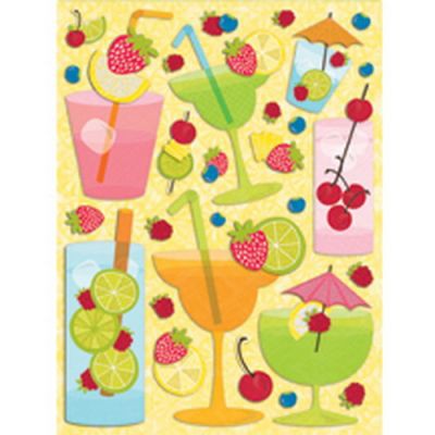 Набор многослойных стикеров "Citronella Drinks" из коллекции Citronella (K&Company)