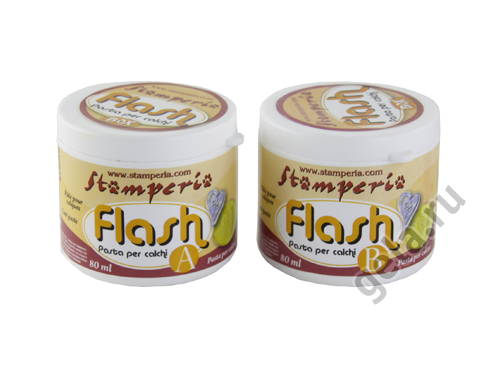 Паста для создания оттисков «Flash», 2 банки по 80 мл (Stamperia)