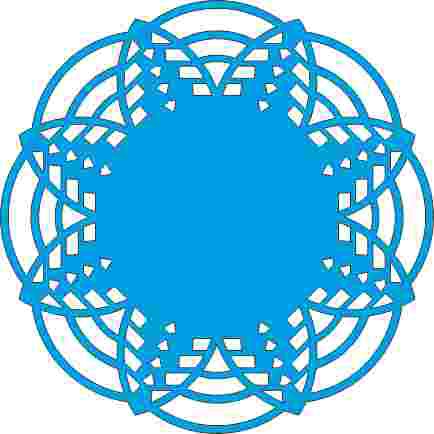 Салфетка ажурная №100, диаметр 14 см, цвет Белый, 1 шт.