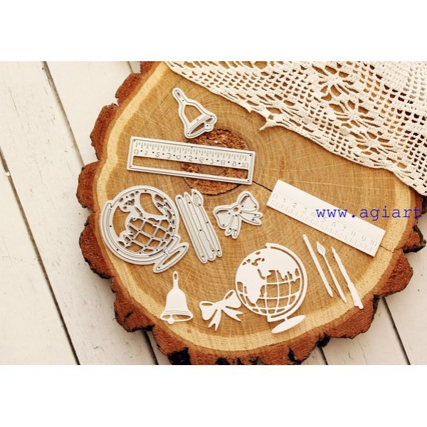 Набор ножей для вырубки "Школьный набор", 5 шт. (Agiart, Россия)  