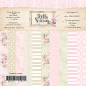 Набор фоновой бумаги 20*20 см "Hello Spring", 15 листов+бонус (Summer Studio, Россия) 