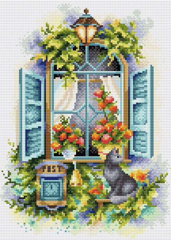 Алмазная мозаика "Ожидание новостей", 27*38 см (108*152 клет.) (М.П. Студия)