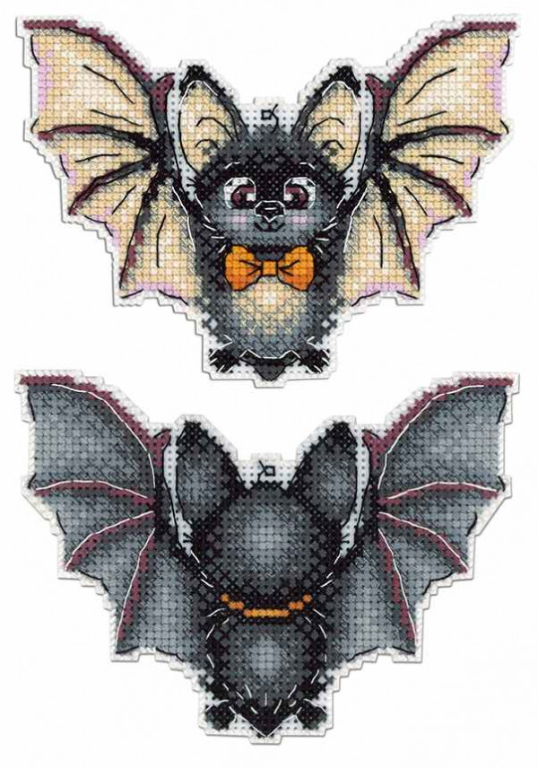 Набор для вышивания на пластиковой канве "Летучий джентльмен" (М.П. Студия, "Жар-птица")