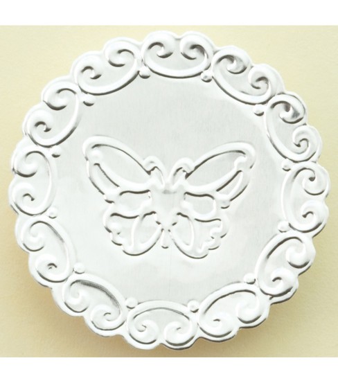 Стикер из фольги "Бабочка" (Butterflies) из коллекции "With Love", 1 штука (Making Memories) 