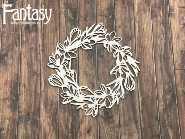 Чипборд "Летняя рамочка" №2873, размер 9,3*9,1 см (Fantasy, Россия)