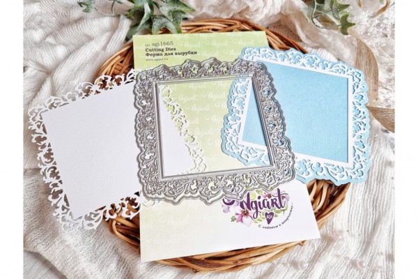 Набор ножей для вырубки "Рамка для фото квадратная "Флоренция" (Agiart, Россия)  