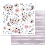 Набор бумаги 20*20 см для вырезания и вдохновения "Нежные цветы", 6 листов (ScrapMania)