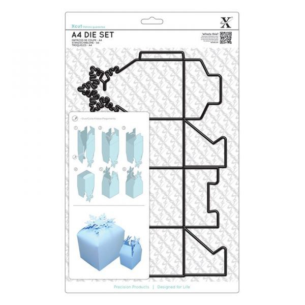 Нож для вырубки "Коробка со снежинкой", формат А4 (Docrafts)  