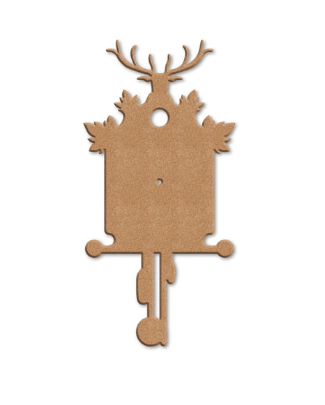 Заготовка для декорирования "Рождественские часы", МДФ, 29х60.5 см (Stamperia)