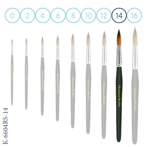 Кисть круглая синтетическая №14 (Черная речка) 