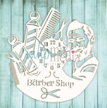 Фируга из чипборда "Barber shop" (My Hobby Point, Россия)