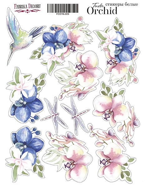 Стикеры из коллекции "Tender Orchid-2" (Фабрика декору, Украина)  